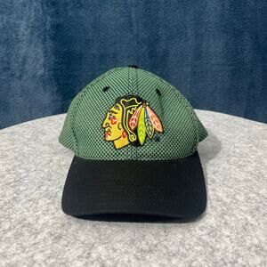 CHICAGO BLACKHAWKS St.Patricks Day Green Cap‎ hat SGA MILLER LIGHT Beer